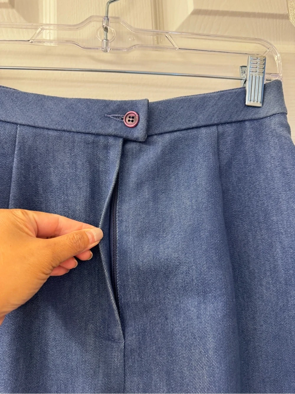 Vintage Koret City Blues Jean Classic A-Line Navy Denim Skirt
